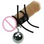 Physical Penis Enlargerment Extender Weight Stretcher Double Penis Rings 135G Metal Ball Hanger Device Medical Sex Toys for Men