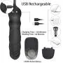 Vibrating Butt Plug with Penis Ring, Silicone Anal Vibrator with 16 Powerful Vibration Modes, Wireless Remote Control Anal Plug Sex Toys for Couples Sex,Men,Women Vibrating Butt Plug with Penis Ring, Silicone Anal Vibrator with 16 Powerful Vibration Modes, Wireless Remote Control Anal Plug Sex Toys for Couples Sex,Men,Women