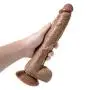 ZLBF 11.4 Inch Brown Suction Dillo Realistic Toys -angoopp ZLBF 11.4 Inch Brown Suction Dillo Realistic Toys -angoopp