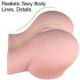 Life Size Sex Doll Love Toy Female Waterpoof Silicone Full Size Body Torso Pussy Ass Anal Sex Toys for Man Funny Adult Toy Lifelike Male Masturbator Big Pussycat Doll (15.7x14.2x9.4 Inch)