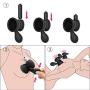 Nipple Sucking Vibrator-Pelepas Medical Silicone Quiet Powerful Vibrating Bullet Breast Nipples Suction Pump Clitoral Massager Teasers Sex Toys Suitable for Both Sexes (Black)