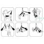 InvincibleFun Role Play Séx Swing Indoor Swivel Ceiling Hanging Swing Set - Powerful 360 Spinning Swing for Adult Couples Women, Romantic Ceiling Hanging Swing Scene Props Enjoy