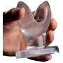 Master Series Anchored Clear Anal Plug
