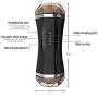 ZODSFG Men Toys Electric Massager Fleshlike Silicone TPE Love Toys, Bedroom Self Pleasure Novelty Funny Gift for Men ZODSFG