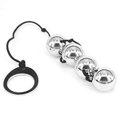 ZHLZZ Stainless Steel 4 Balls Kegel Ball Ben Wa Balls Vaginal Anal Beads Metal Butt Plug Metal Anal Plugs Adult Game Sex Toys