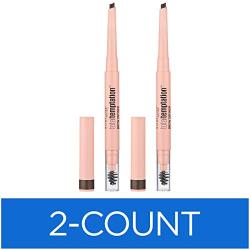 Maybelline Total Temptation Eyebrow Definer Pencil, Deep Brown, 2 Count
