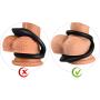 Utimi Silicone Cock Ring Multi-Functional Penis Ring Enhancing Adult Toys for Men,1.4" in Diameter
