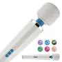 SYU Wand Massager Handheld Massager Electric Massager Personal Body Massager Cordless USB Rechargeable Pain Relief with 10 Powerful Speeds 20 Wave Pulsations (White) SYU Wand Massager Handheld Massager Electric Massager Personal Body Massager Cordless USB Rechargeable Pain Relief with 10 Powerful Speeds 20 Wave Pulsations (White)