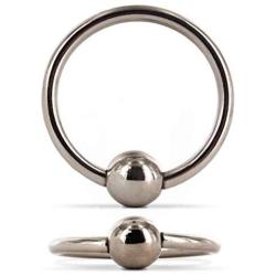 Extreme Best Wow Sex ~ Delux Cock Steel Penis Rring with 3/8" Ball (1.18" 3cm ID)