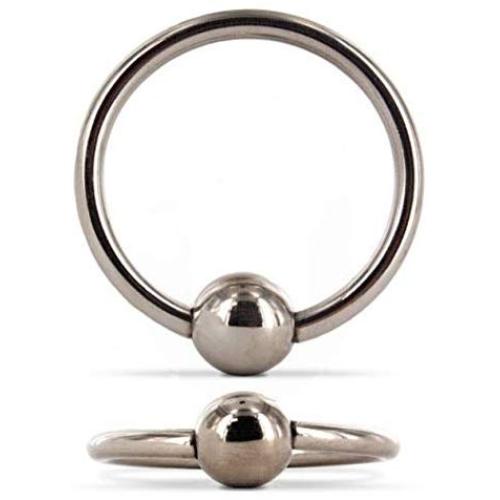 Extreme Best Wow Sex ~ Delux Cock Steel Penis Rring with 3/8" Ball (1.18" 3cm ID)