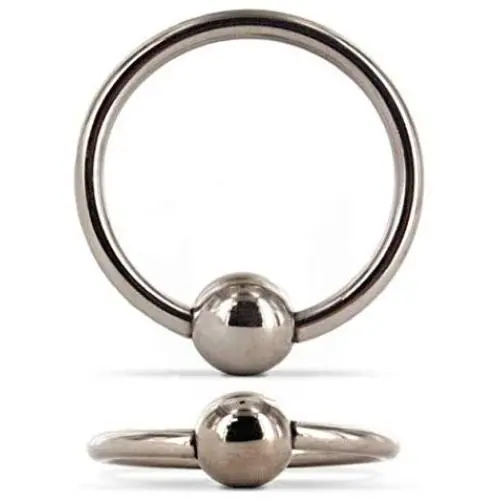 Extreme Best Wow Sex ~ Delux Cock Steel Penis Rring with 3/8&quot Ball (1.18&quot 3cm ID)