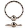 Extreme Best Wow Sex ~ Delux Cock Steel Penis Rring with 3/8" Ball (1.18" 3cm ID)