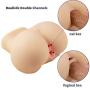 3D Realistic Sex Doll Male Masturbator Pussy Ass Adult Sex Toys for Men Hands Free Pleasure Pussycat Love Doll with Vagina and Anal Butt Mini Size