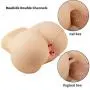 3D Realistic Sex Doll Male Masturbator Pussy Ass Adult Sex Toys for Men Hands Free Pleasure Pussycat Love Doll with Vagina and Anal Butt Mini Size