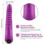 Wand Massager,Electric Massage Tools Stick for Relaxation,10 Powerful Modes,Purple
