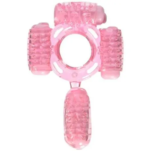 Hott Products Humm Dinger Quad C*ckring, Magenta Hott Products Humm Dinger Quad C*ckring, Magenta