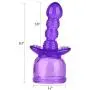 Massager Attachments, Massage Accessories, Massager Accessories Attachment Accessory Silicone (Purple)