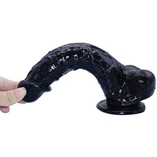 9.25 Inch Dicks Black Realistic Soft-ĎîLdɔ Women Massager for Women and Wife Gaohanwei