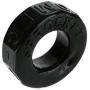 Sprocket Cock Ring (Jumbo Super Stretchy Version of Screwballs Cockring) by Oxballs (Black)