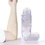 Huge Dildo XXL with Testicles and Obvious Glans, Sex Toy with Powerful Suction Cup for Pure Pleasure, You Can Get Into Intense Orgasm,Transparent