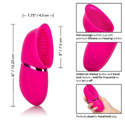 Calexotics Intimate Pump Rechargeable Full Coverage Female Clitoral Sexual Enhancement Personal Massager