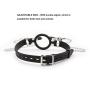 RYOZOCH SM Ball Gag Silicone with Chained Nipple Clamps O Ring Open Mouth Gag Adjustable Strap Bondage Harness Restraints