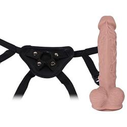 ZYYSQ Strap on Double Massage Happy Toy, Female Wearable Leather Adjustable Relax Happy Toy ZYYSQ