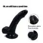 6 Inches Black Dillo for Men Lifelike Massagers with Strong Base, Harmless, Safe 6 Inches Black Dillo for Men Lifelike Massagers with Strong Base, Harmless, Safe