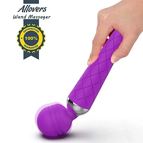 Personal Cordless Wand Massager-Allovers Handheld,Rechargeable,Mini,Waterproof,Magic-20 Powerful Speed Vibrations for Back Neck Shoulder Deep Tissue Muscle Massage Personal Cordless Wand Massager-Allovers Handheld,Rechargeable,Mini,Waterproof,Magic-20 Powerful Speed Vibrations for Back Neck Shoulder Deep Tissue Muscle Massage