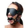 Strict Leather Blindfold Harness and Ball Gag Strict Leather Blindfold Harness and Ball Gag