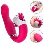 MXJYB Clǐt-or-al Sucking Vǐb-Rat-or, G Spot 12 Frequencies and 12 Speeds Vǐbr-ATO-rs & Nipple Stim-ula-tor with Suction-Medical Grade Silicone Intelligent Heating MXJYB
