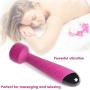 Zemalia Wand Massager Vibrator Waterproof Cordless 5 Speeds 5 Powerful Patterns Vibrating Toy for Adult