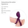 SVAKOM Cock Ring Vibrating Dual Penis Rings Male Enhancing Adult Toys Clitoral G-Spot Stimulators Medical Silicone Waterproof Rechargeable for Male or Couples