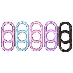 GUANGSHAN 1Pc Stretchy Medical Silicone Three Cages Co~ck Ring Ere~ction Prolong Pe~NIS Extension Relay Eja~culation Séx Toys for Adult