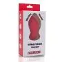 Lickerlish 10-Mode USB Rechargeable Red Silicone Clitoral Vibrator, 5 Ounce