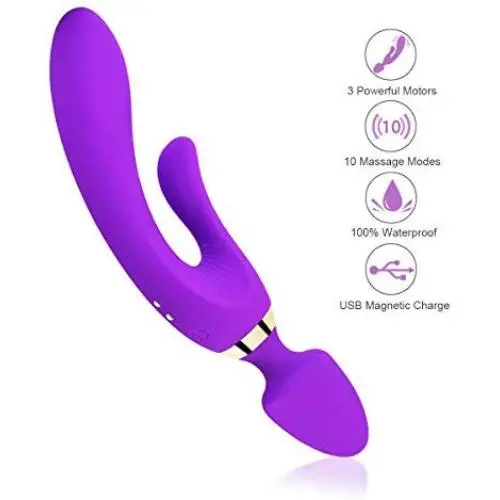 Family Health Wireless Stick Massager - USB Magnetic Rechargeable - 10 Frequency Mode - Waterproof Family Health Wireless Stick Massager - USB Magnetic Rechargeable - 10 Frequency Mode - Waterproof