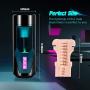 Male Masturbator Cup, Electric Men Masturbation with 10 Powerful Thrusting Modes, 4D Realistic Vagina Pocket Pussy Sex Toys for Man Orgasm with Female Sexy Moans and Hands Free-Stroker Featured