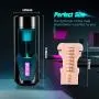 Male Masturbator Cup, Electric Men Masturbation with 10 Powerful Thrusting Modes, 4D Realistic Vagina Pocket Pussy Sex Toys for Man Orgasm with Female Sexy Moans and Hands Free-Stroker Featured