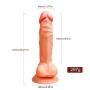 Perfect Size Private Toy Flexible Medical Grade PVC (8.27 Inch, 1.57 Inch) Flesh Color CHUKRUK0918