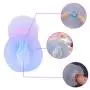 Male Masturbator Realistic Pocket Pussy Masturbation 3D Textured Real Vagina Masturbators with 2 Built in Cock Rings Clear Adult Sex Toys for Men