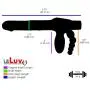 LeLuv Strap On Dildo Vibrating Strapless Female Double Penetration LeLuv Strap On Dildo Vibrating Strapless Female Double Penetration