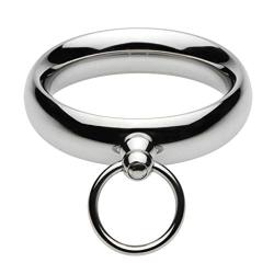 Master Series The O-Ring Stainless Steel Heavyweight Cock Ring, 1.95 Inch