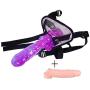 WYSXQ 9.45 Inches Wearable Harness Panties Couples Purple Meimeide