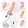 Large Didlo Suction Cup Vibrant Tőys Strong Suction Cup Perfect Adult Women Swinging Remote Control Telescopic Dido for Women Powerful Huge-Vibratòr with Heating,Vibrate Toy Oral Tongue Simulator,