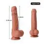 TTQQJJ 8.46 Inch Silicone Women and Men Soft Toys Body Relaxation - Cleaning Products Before and After Use - Flesh - Xiaoxuesinianji1.1