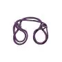 Doc Johnson Japanese Style Bondage - 100% Cotton Wrist or Ankle Cuffs - Quick, Easy Use and Removal, Purple Doc Johnson Japanese Style Bondage - 100% Cotton Wrist or Ankle Cuffs - Quick, Easy Use and Removal, Purple