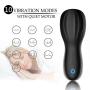 Male Masturbator Cup with 10 Vibration Modes, Adorime Penis Head Training Tool Glans Vibrator Masturbation Sex Toys for Men Prolonged Strong Erection