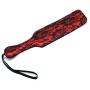 Leather Spanking Paddle - SMspade Lace Leather Spanking Toy for Sex, Red