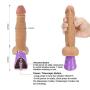 Lifelike Dildo Vibrators Intelligent Sensing Telescopic Dick Food Grade Silicone Automatic Heating Realistic Cock Penis Fake Dildos Sex Toys for Women