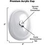 Size Matters Large Vaginal 5" Pumping Cup Attachment, Clear, 1 Count